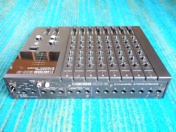 Boss BX-8 8 Channel Compact Stereo Mixer w/ AC Adapter - 80's Analog - G41