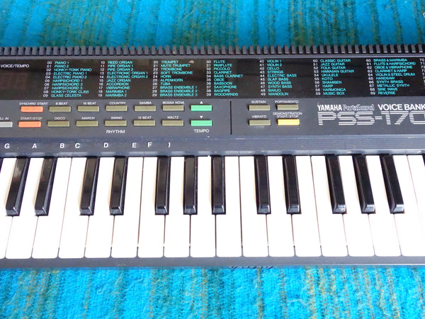 Yamaha PSS-170 Electronic Keyboard 80's Synthesizer Excellent Condition - G48