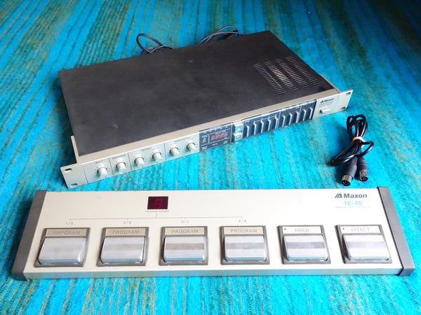Maxon (Ibanez) DMD2000 Digital Delay w/ FC-40 Foot Controller 80's Vintage - G77
