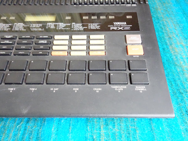 Yamaha RX5 Digital Rhythm Programmer w/ Case, Adapter - Factory Data Reset - G81