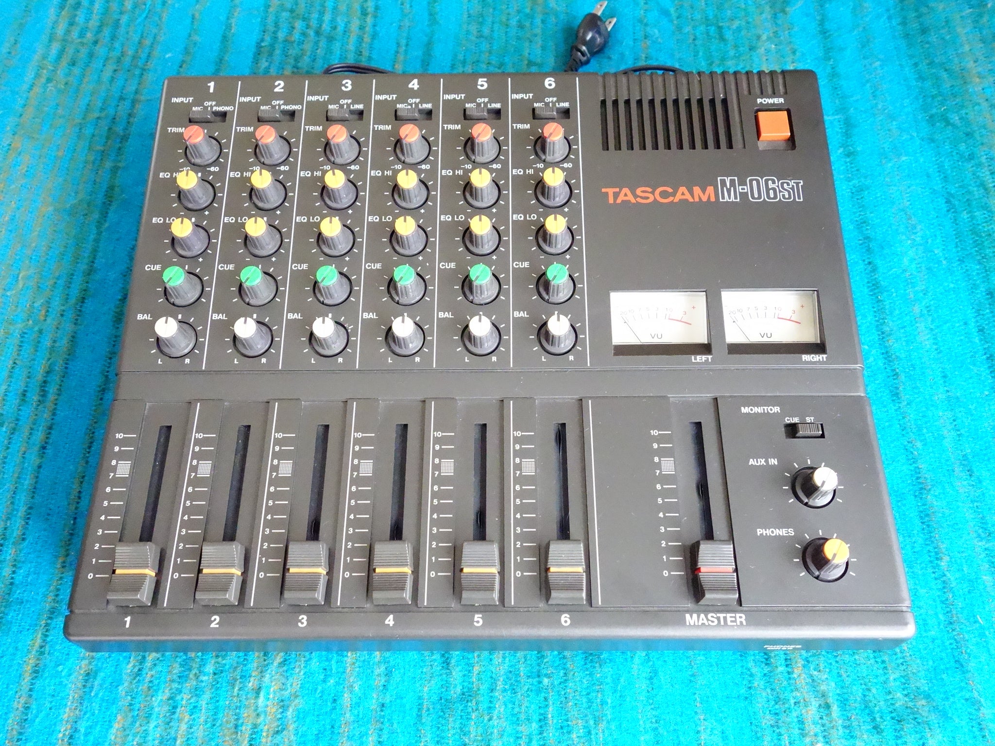 Tascam M-06ST 6/12 Channel Stereo Mixer 80's Vintage - Serviced