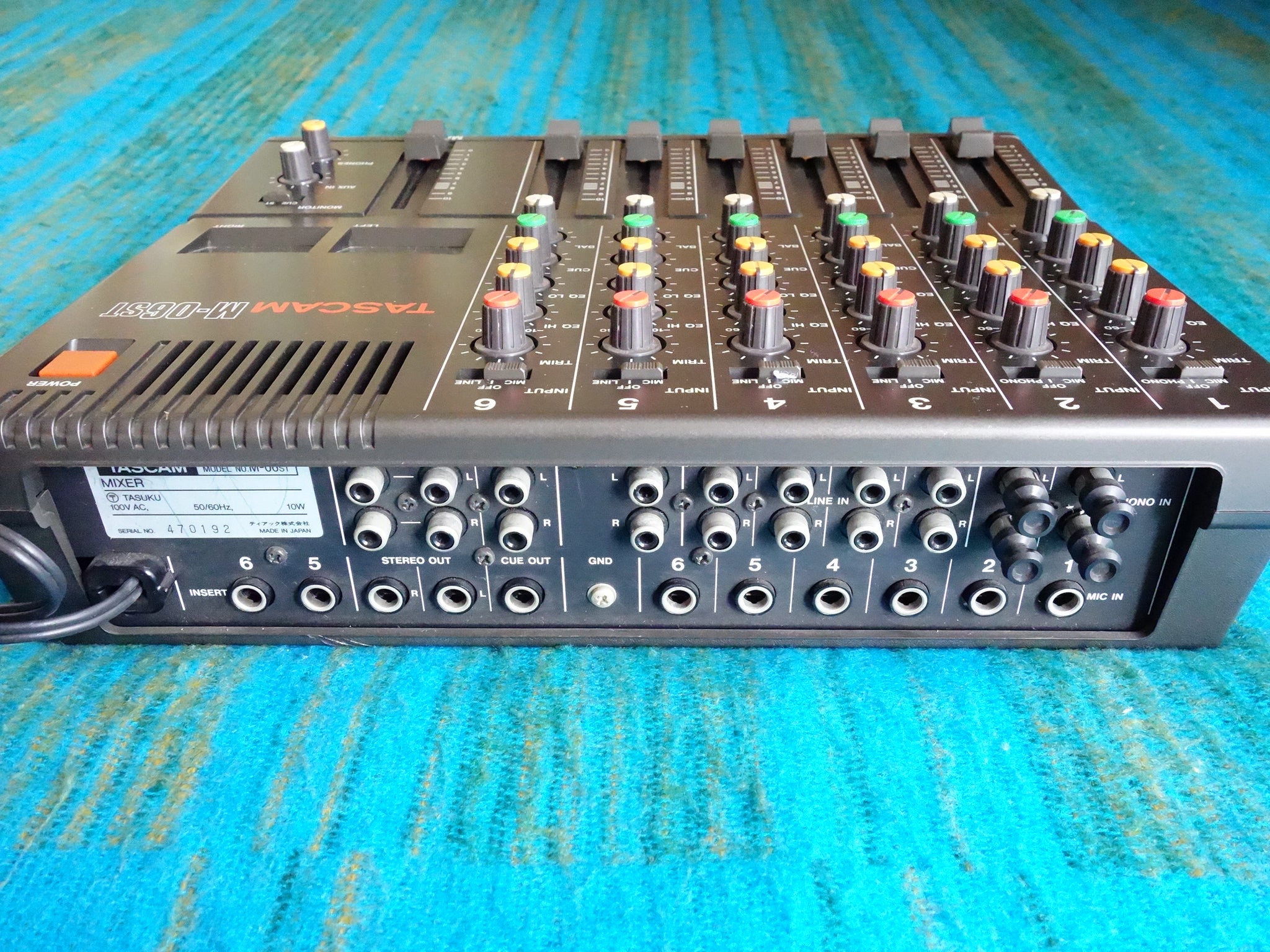 Tascam M-06ST 6/12 Channel Stereo Mixer 80's Vintage - Serviced