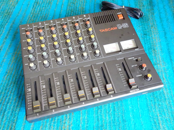 Tascam M-06 6 Channel Stereo Analog Mixer - 80's Vintage - G83