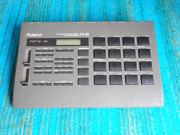 Roland R-5 Human Rhythm Composer / 90's Drum Machine w/ AC Adapter - G84