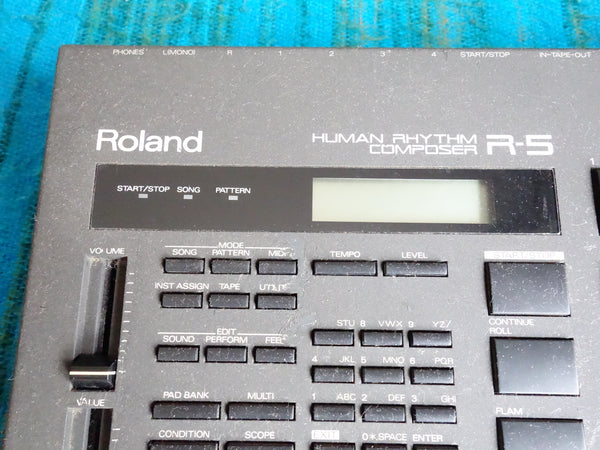 Roland R-5 Human Rhythm Composer / 90's Drum Machine w/ AC Adapter - G84