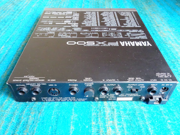 Yamaha FX500 Guitar Simul Effect Processor / Multi-Effects w/ AC Adapter - G85