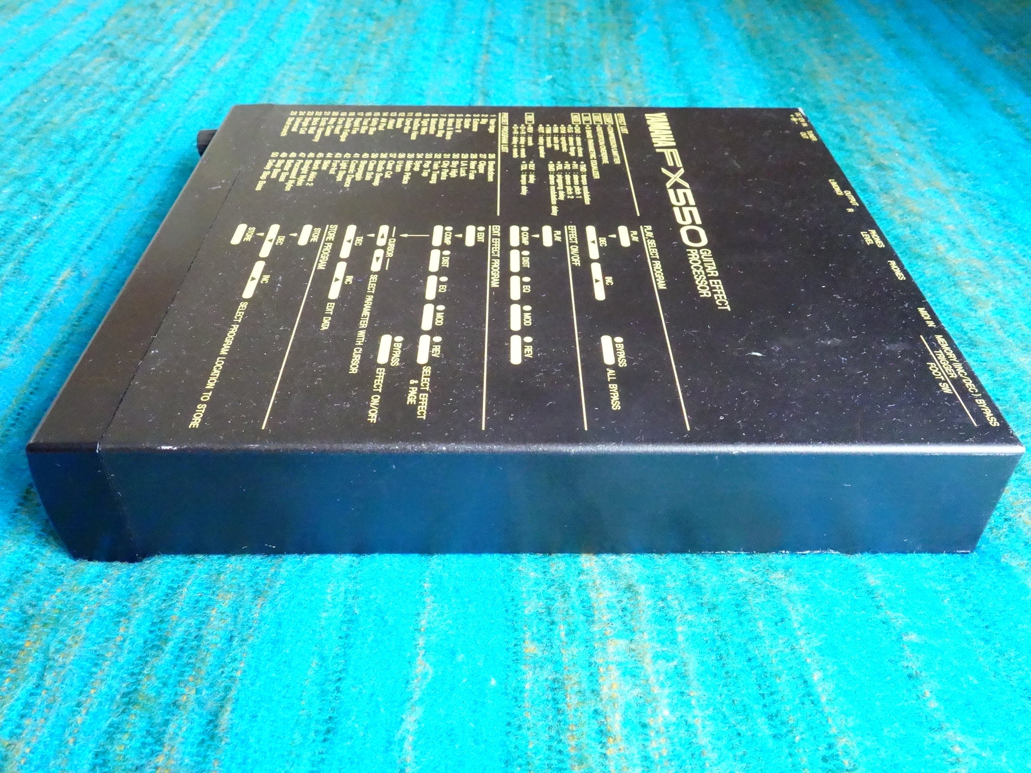 名機 YAMAHA FX550 Simul-Effect Processor Yamaha FX550 Guitar Effect Processor | eBay