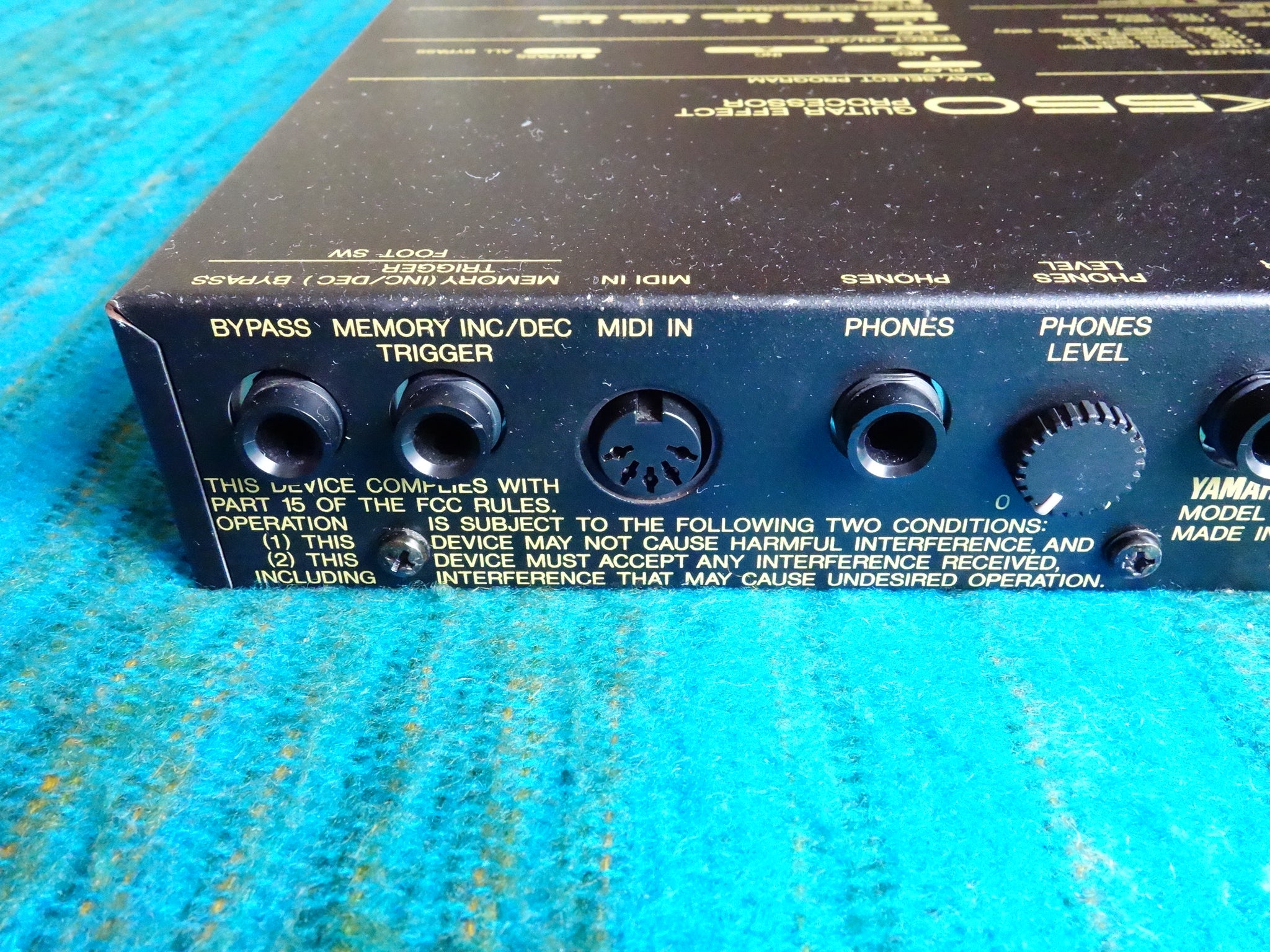 ギター YAMAHA  FX550  GUITAR EFFECT PROCESSOR YAMAHA FX550 Guitar Effect Processor Multi-Effects from