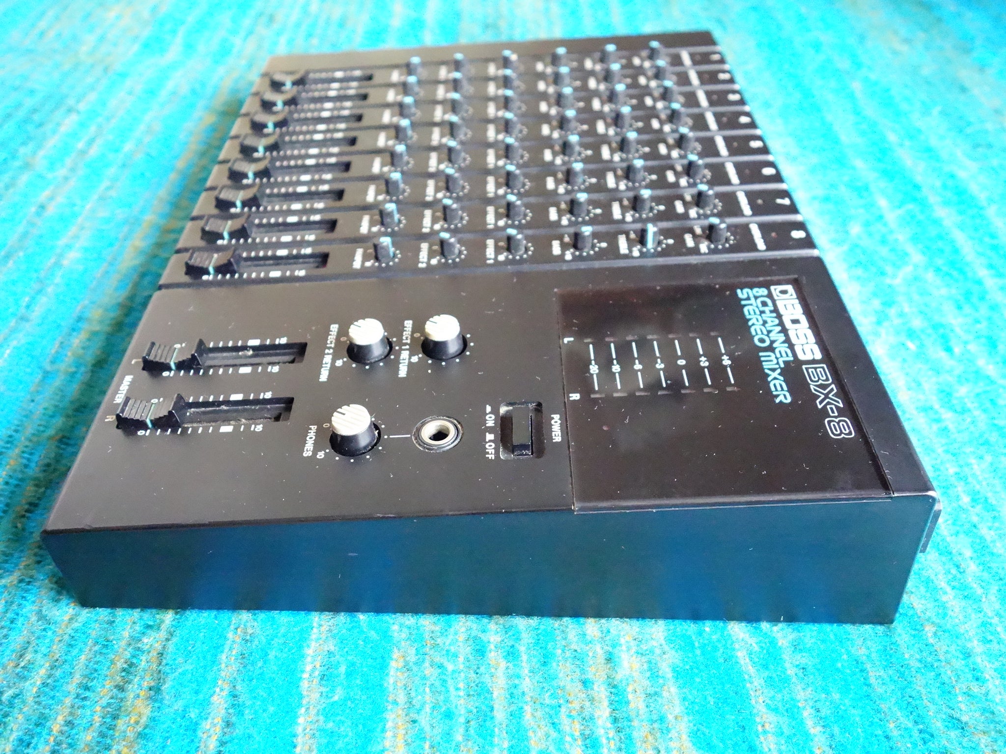 Boss BX-8 8 Channel Compact Stereo Mixer w/ AC Adapter - 80's