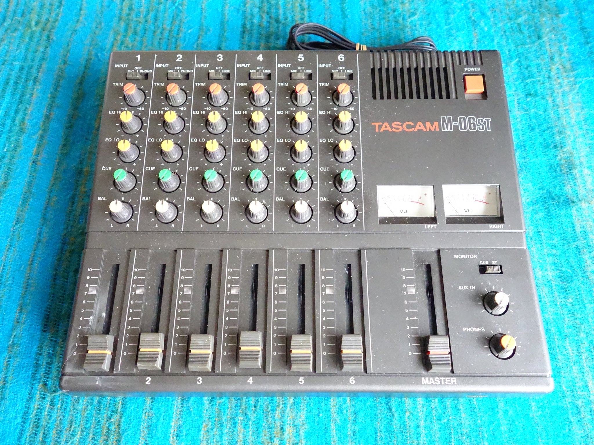 Tascam M-06ST 6/12 Channel Stereo Mixer 80's Vintage - Serviced