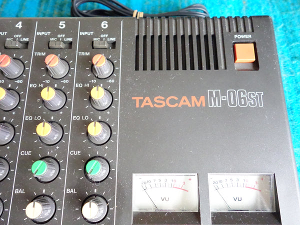 Tascam M-06ST 6/12 Channel Stereo Mixer 80's Vintage - Serviced - G93