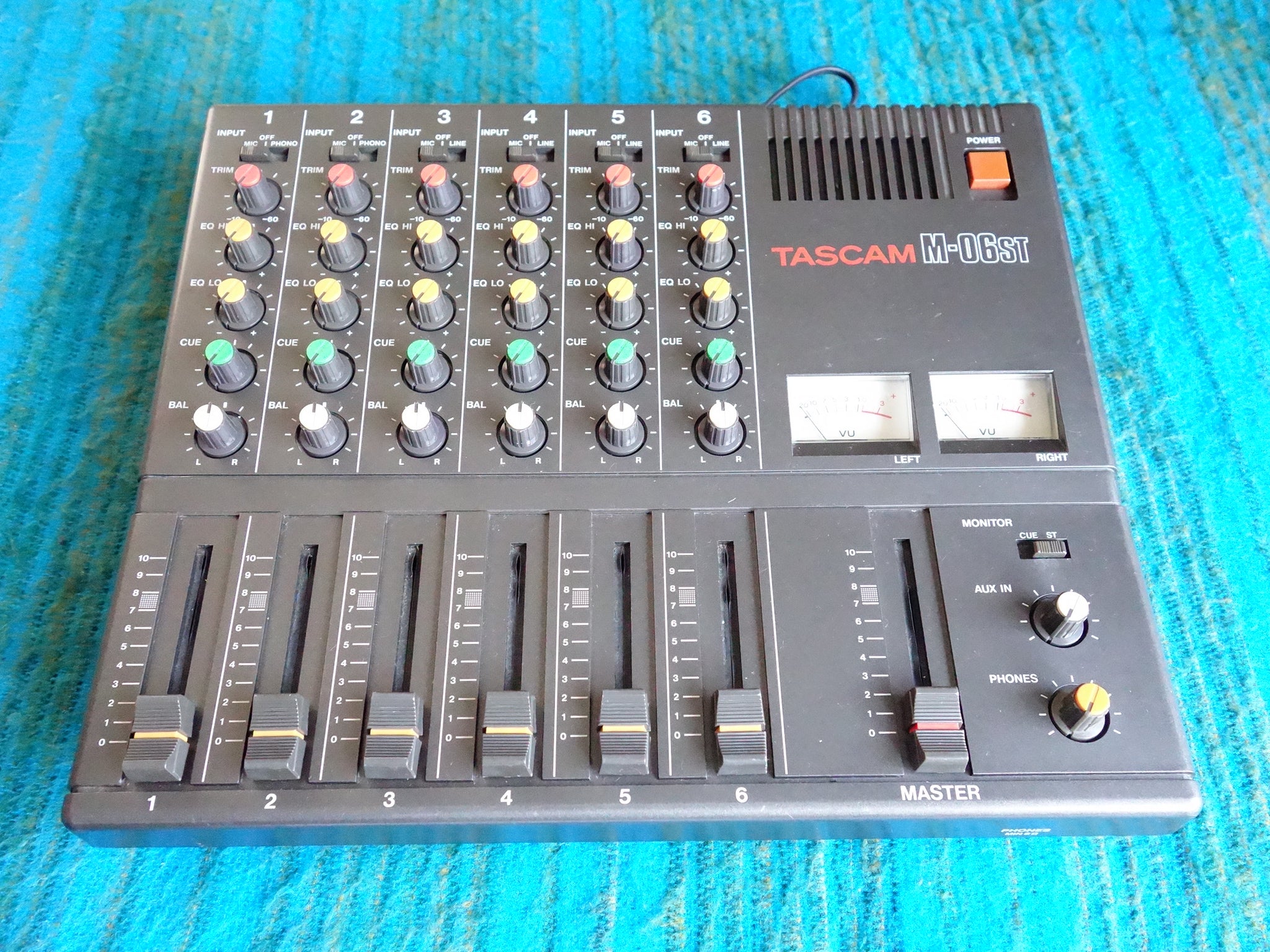Tascam M-06ST 6/12 Channel Stereo Mixer 80's Vintage - Serviced