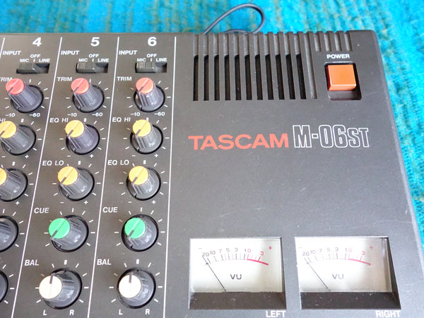 Tascam M-06ST 6/12 Channel Stereo Mixer 80's Vintage - Serviced - G111