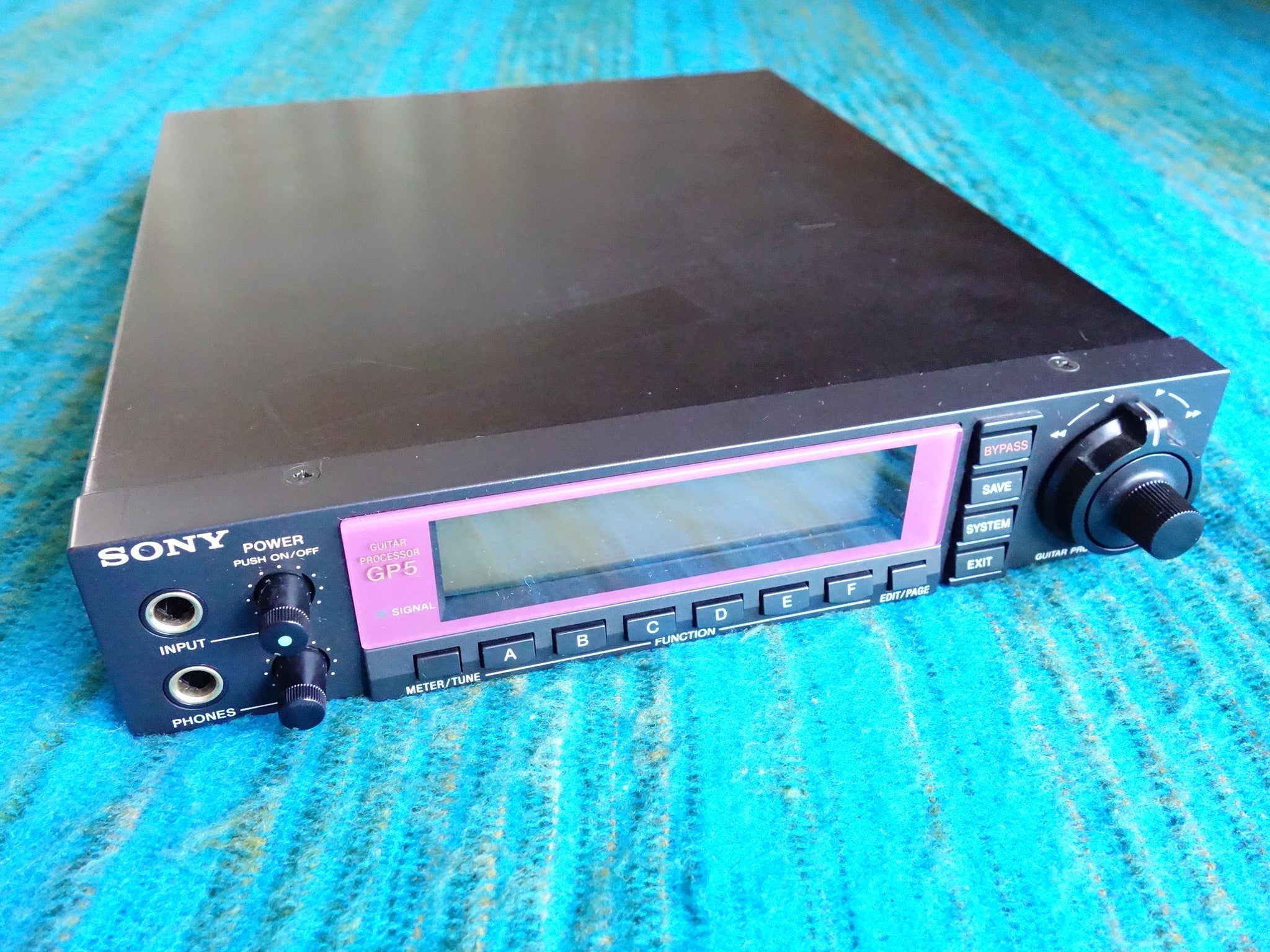 Sony HR-GP5 Guitar Processor / New Internal Battery, Factory Sounds Initialized  - G112