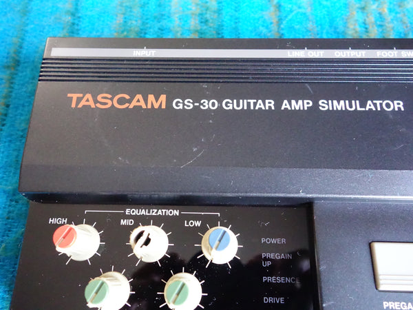 Tascam GS-30 Guitar Amp Simulator w/ AC Adapter - 80's Vintage - G113