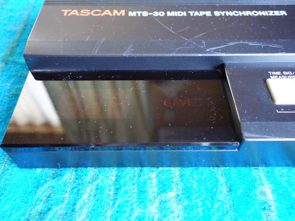 Tascam MTS-30 Midi Tape Synchronizer w/ AC Adapter - 80's Vintage - G114