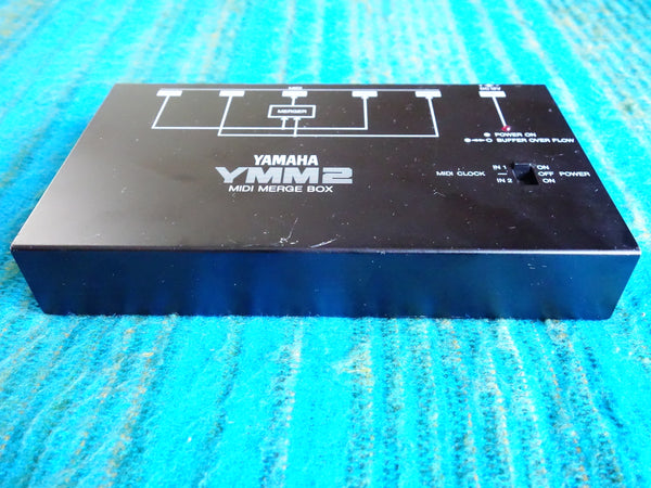 Yamaha YMM2 Midi Merge Box w/ AC Adapter - Rare 80's Vintage - G115
