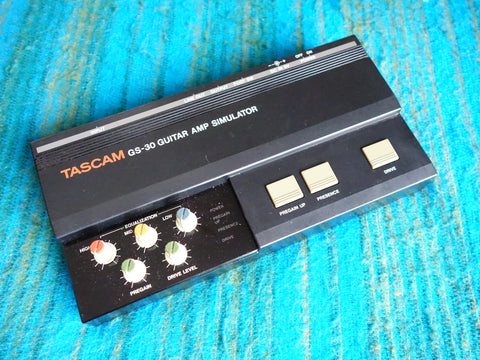 Tascam GS-30 Guitar Amp Simulator w/ AC Adapter - 80's Vintage - I022
