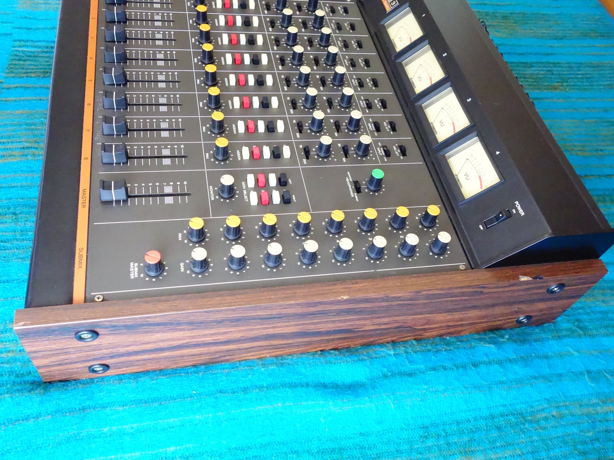 Teac Model 3 Tascam Series 70's 8 Channel Analog Mixer