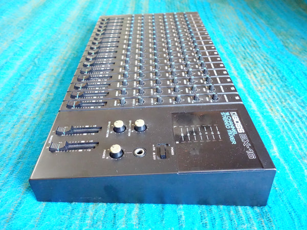Boss BX-16 16 Channel Compact Stereo Mixer w/ AC Adapter - 80's Analog - G128