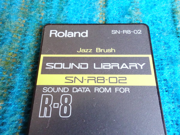 Roland SN-R8-02 Jazz Brush Sound Data ROM - 90's Drum Rom - G134