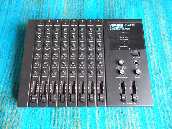 Boss BX-8 8 Channel Compact Stereo Mixer w/ AC Adapter - 80's Analog - G145