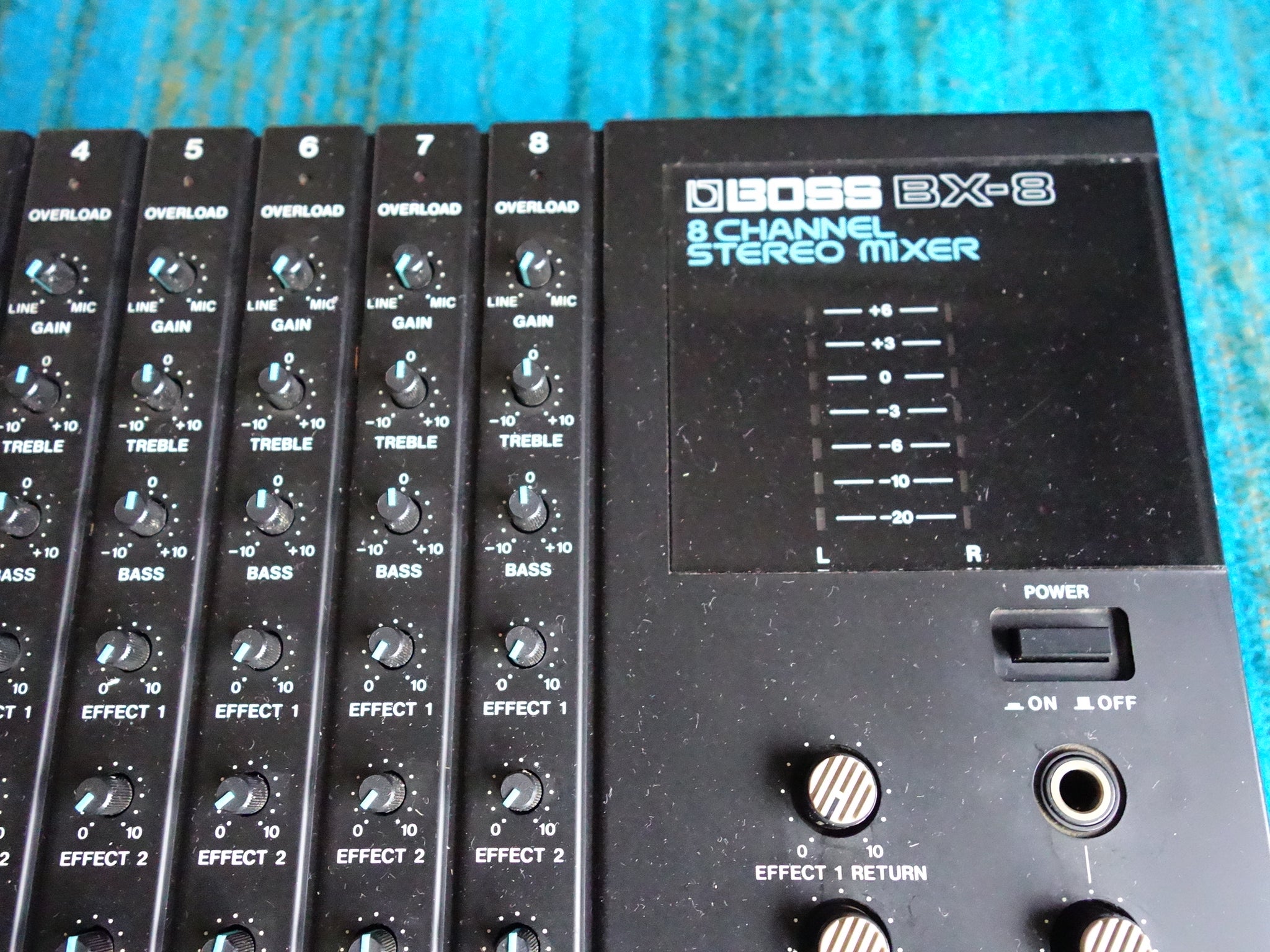 Boss BX-8 8 Channel Compact Stereo Mixer w/ AC Adapter