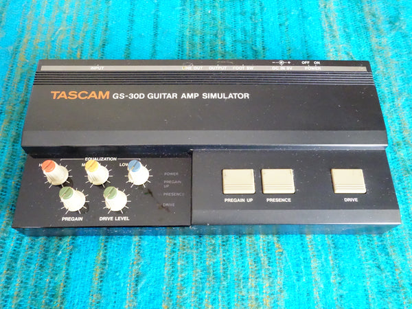 Tascam GS-30D Guitar Amp Simulator w/ AC Adapter - 80's Vintage - G166