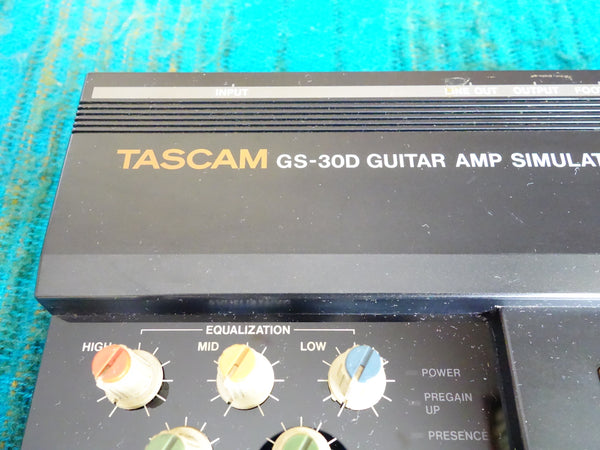 Tascam GS-30D Guitar Amp Simulator w/ AC Adapter - 80's Vintage - G166