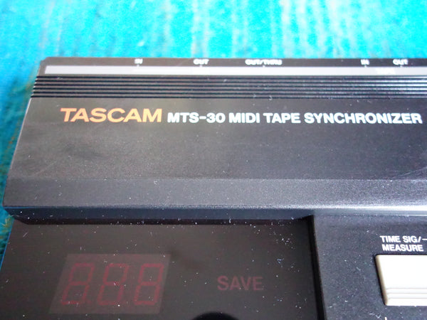 Tascam MTS-30 Midi Tape Synchronizer w/ AC Adapter - 80's Vintage - G178