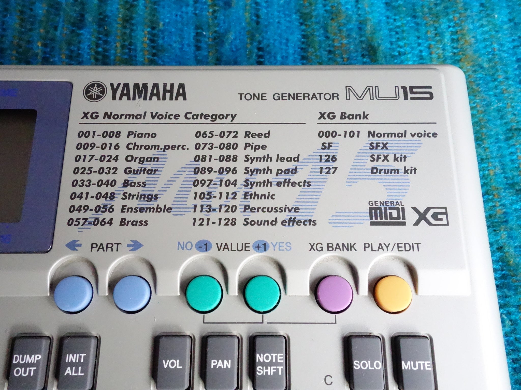 DTM・DAW Yamaha Tone Generator MU15 Yamaha MU15 Tone Generator Midi Sound Module w/ AC Adapter