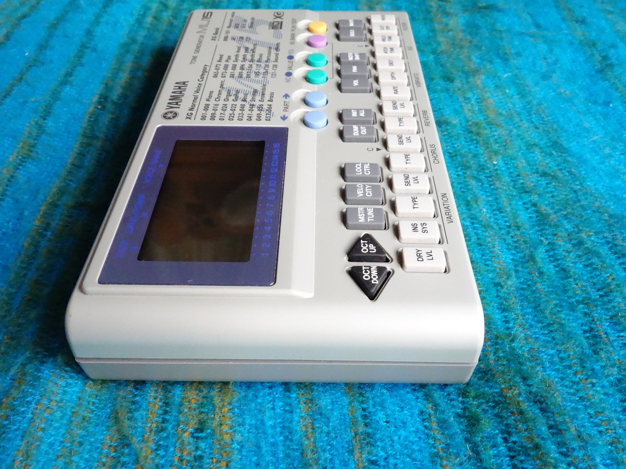 Yamaha MU15 Tone Generator Midi Sound Module w/ AC Adapter