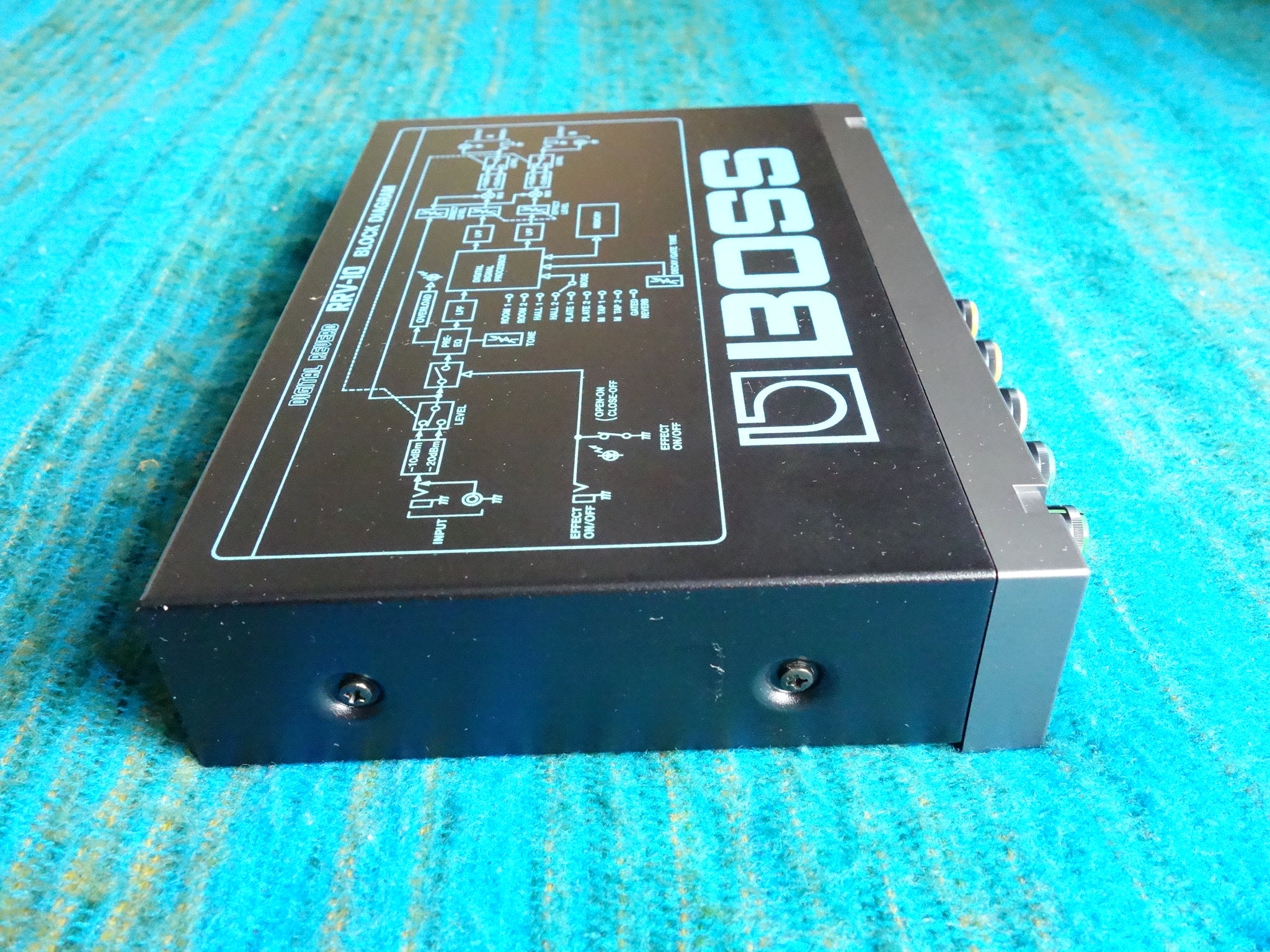 Boss RRV-10 Digital Reverb - 80's Vintage Boss Micro Rack Series