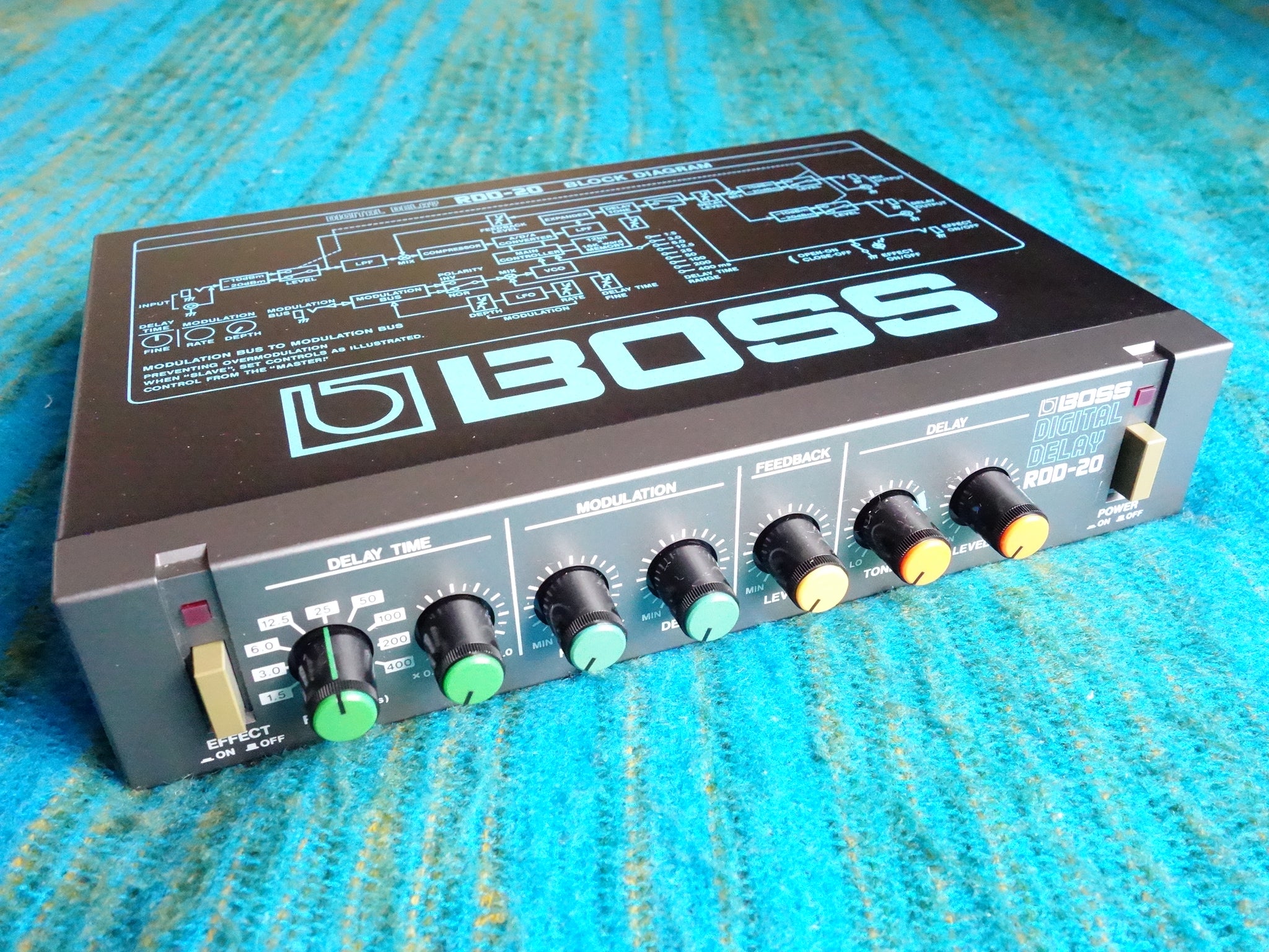 Boss RDD-20 Digital Delay - 80's Vintage Boss Micro Rack