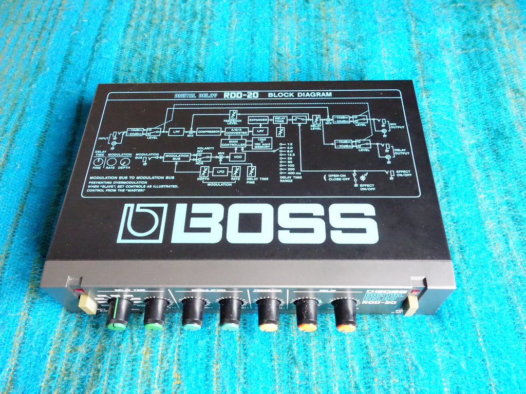 Boss RDD-20 Digital Delay - 80's Vintage Boss Micro Rack Series - G185 ...
