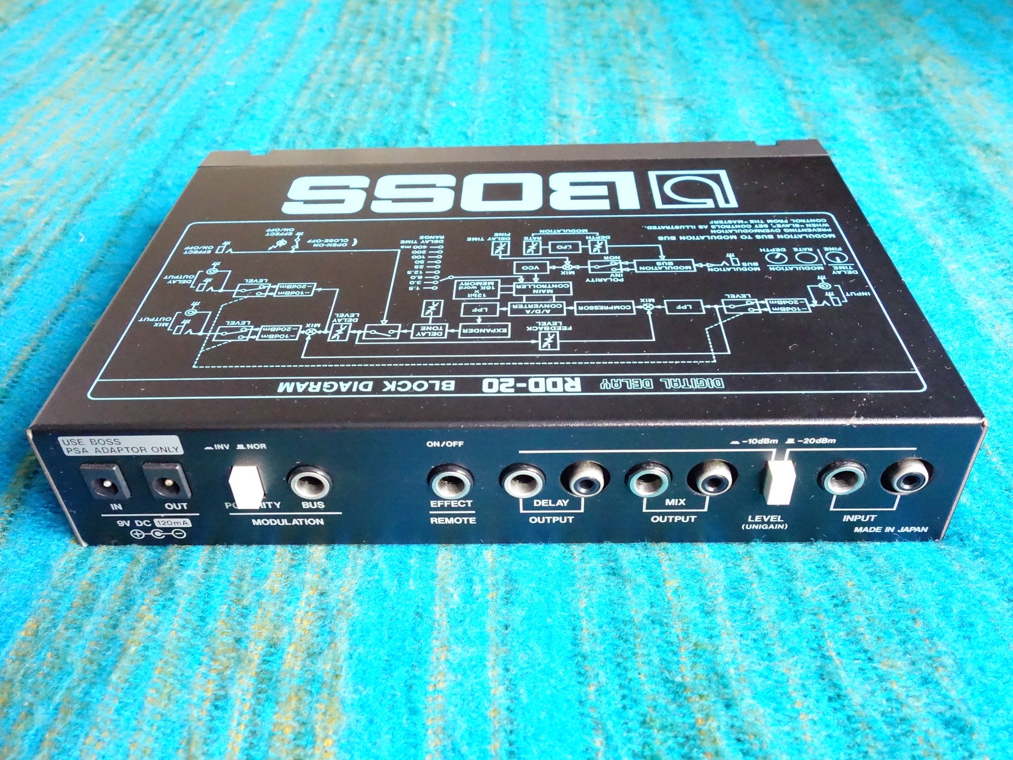 Boss RDD-20 Digital Delay - 80's Vintage Boss Micro Rack