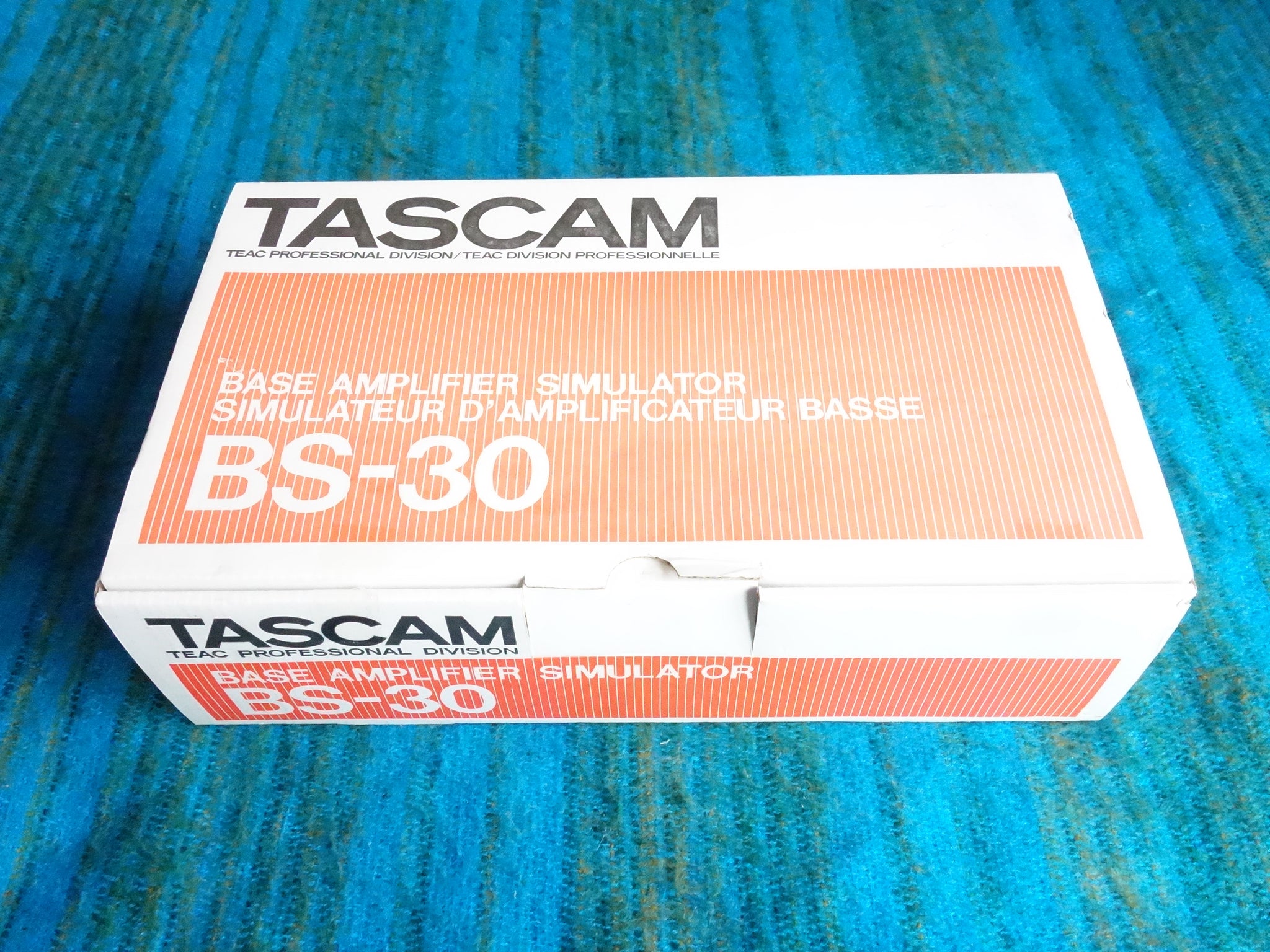 Tascam BS-30 Bass Amp Simulator w/ Box, AC Adapter - 80's New Old