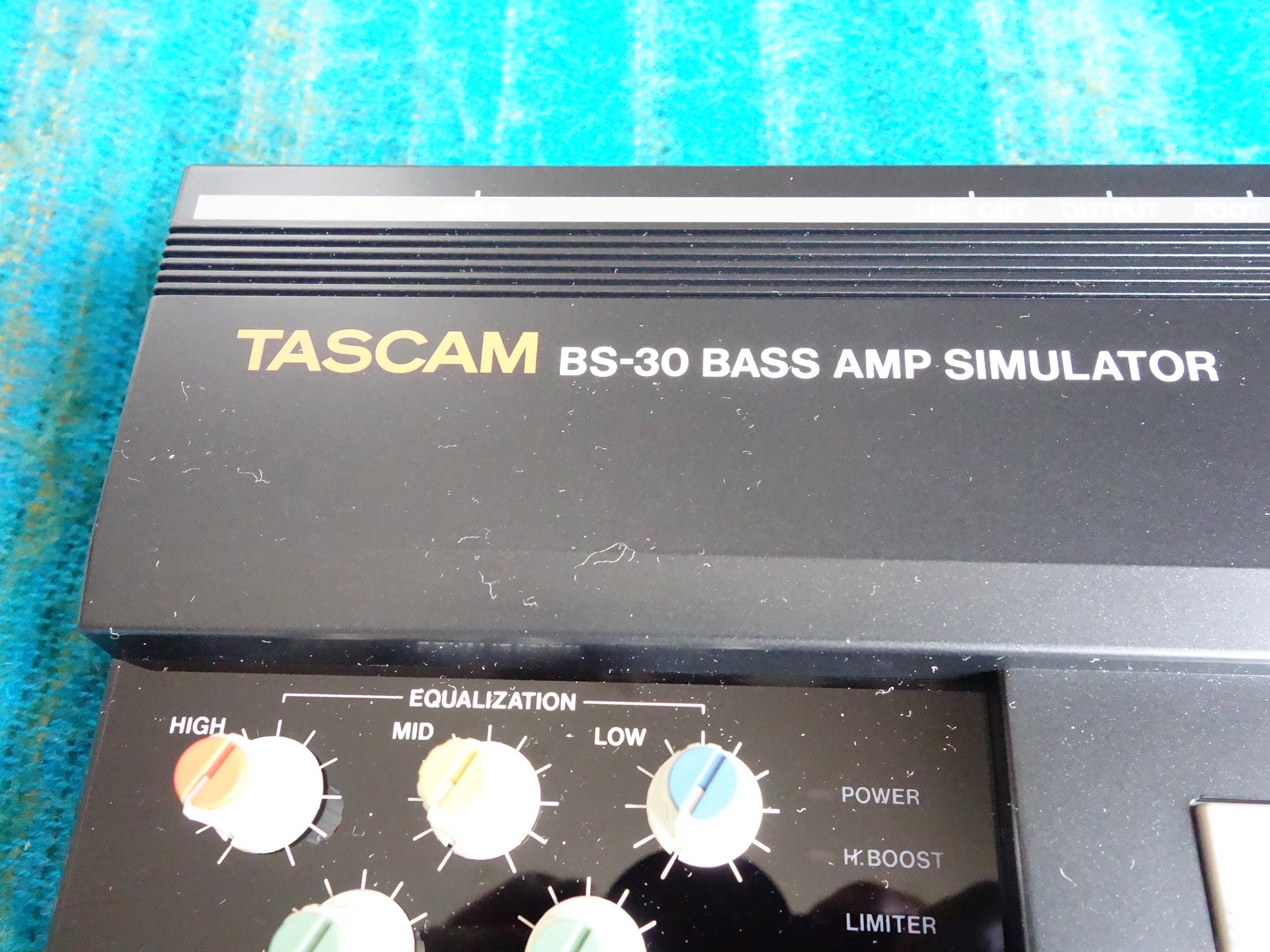 Tascam BS-30 Bass Amp Simulator w/ Box, AC Adapter - 80's New Old