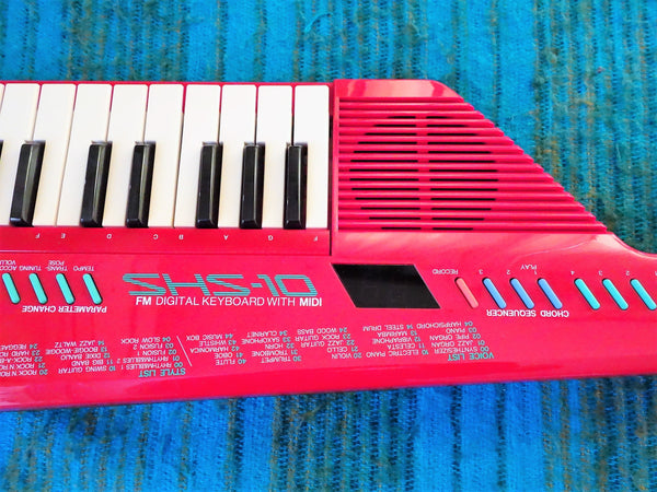 Yamaha SHS-10 FM Digital Synthesizer / Keytar SHS-10R w/ AC Adapter - H006