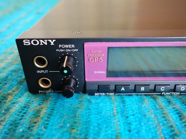 Sony HR-GP5 Guitar Processor / New Internal Battery w/ AC Adapter - H014