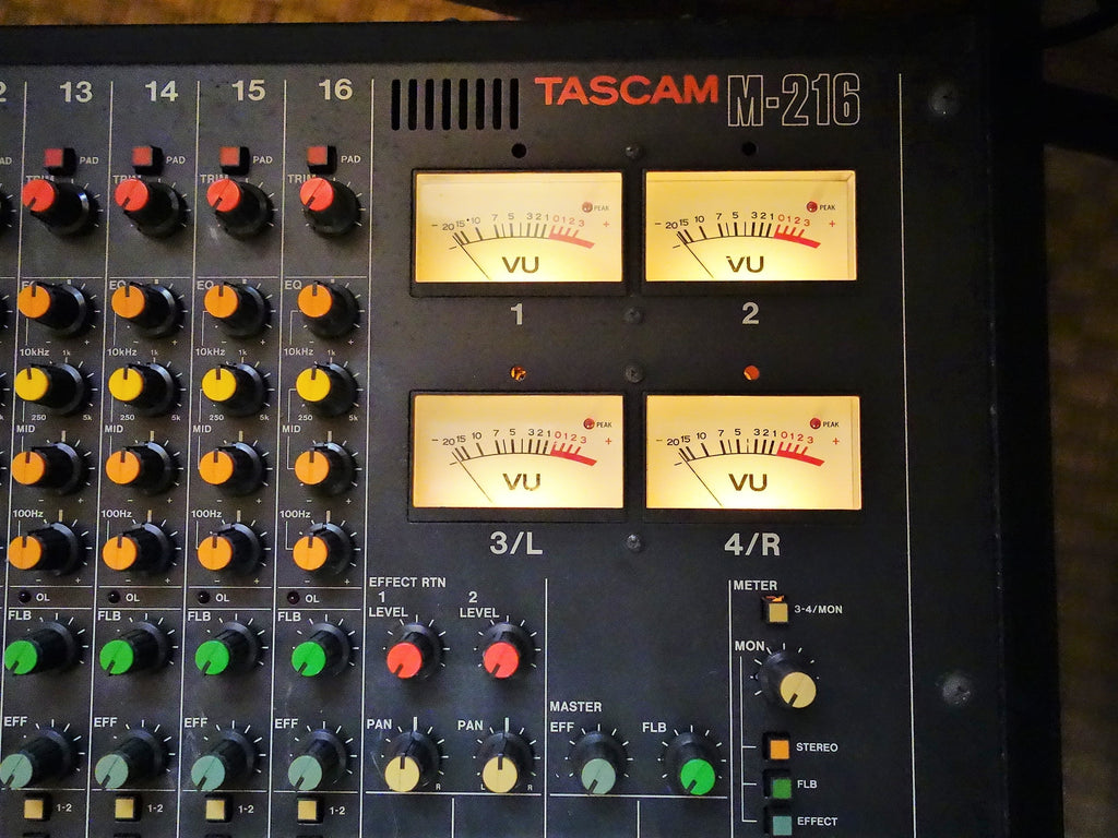 Tascam M-216 16 Channel Mixer - Serviced 80's Analog Mixer - H028