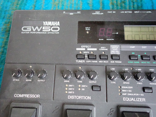 Yamaha GW50 Guitar Performance Effector - 90's Multi Effects w/ AC Adapter - H042