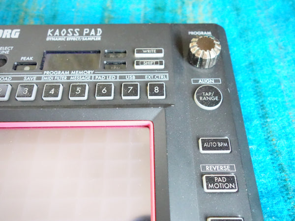 Korg Kaoss Pad KP-3 Dynamic Effect Sampler KP3 w/ AC Adapter - E309