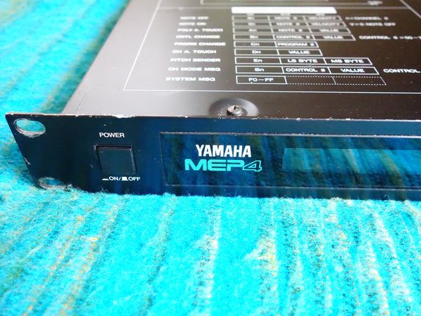 YAMAHA MEP4 Midi Event Processor - Rare 80's 4ch Midi Interface - E329