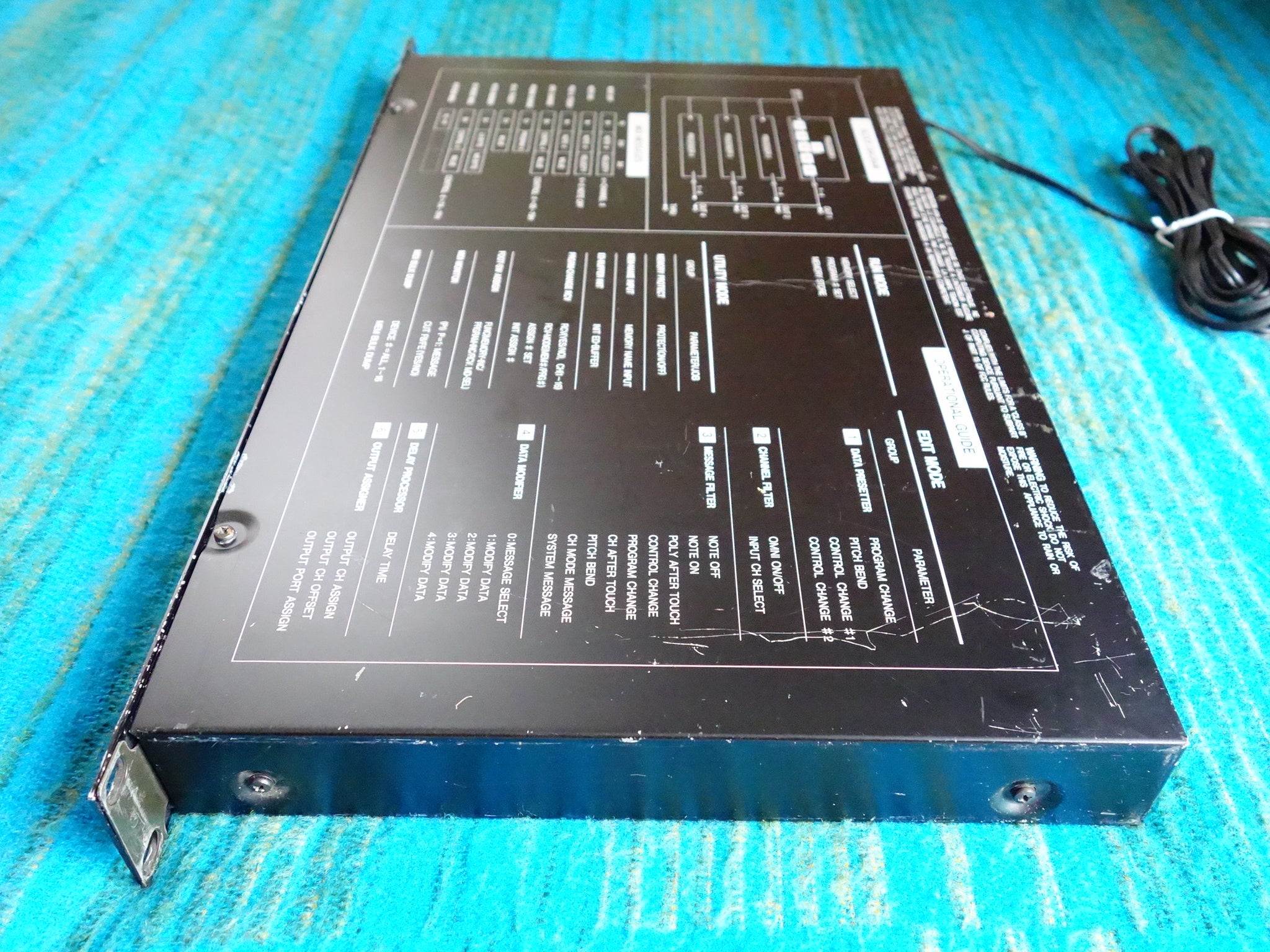 YAMAHA MEP4 Midi Event Processor - Rare 80's 4ch Midi Interface