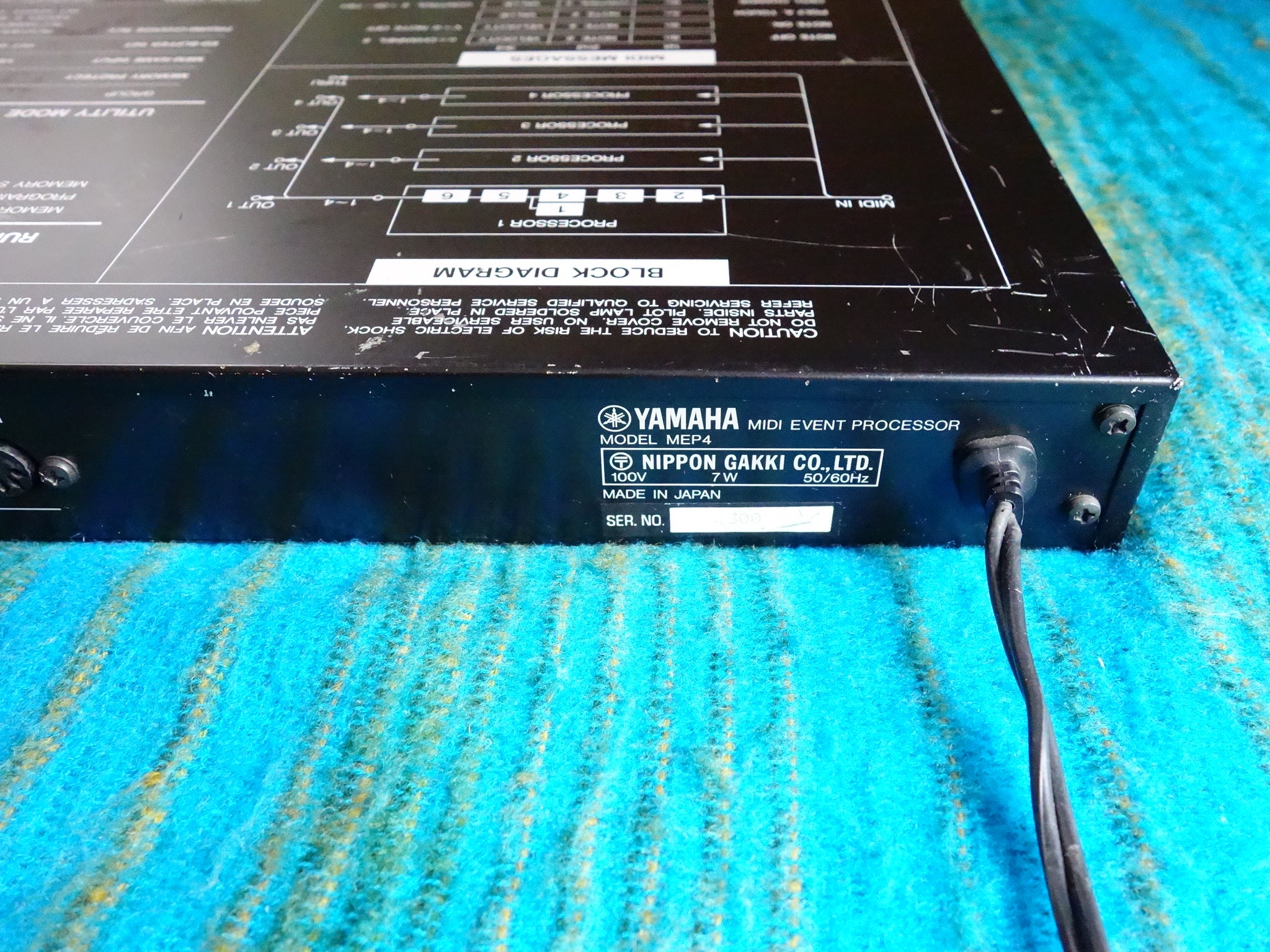 YAMAHA MEP4 Midi Event Processor - Rare 80's 4ch Midi Interface