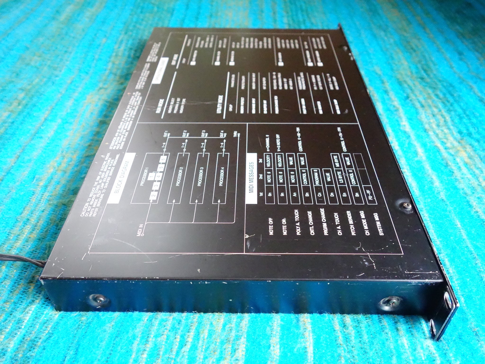 YAMAHA MEP4 Midi Event Processor - Rare 80's 4ch Midi Interface