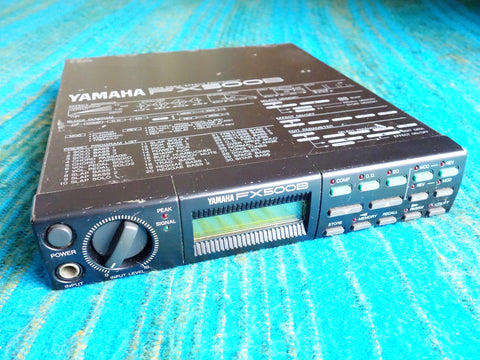 Yamaha FX500B Bass Simul Effect Processor / Multi-Effects w/ AC Adapter - F39