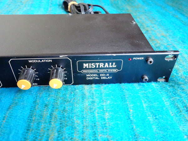 Mistrall Model DD-X Digital Delay - Rare 80's Vintage Early Digital Delay - F51