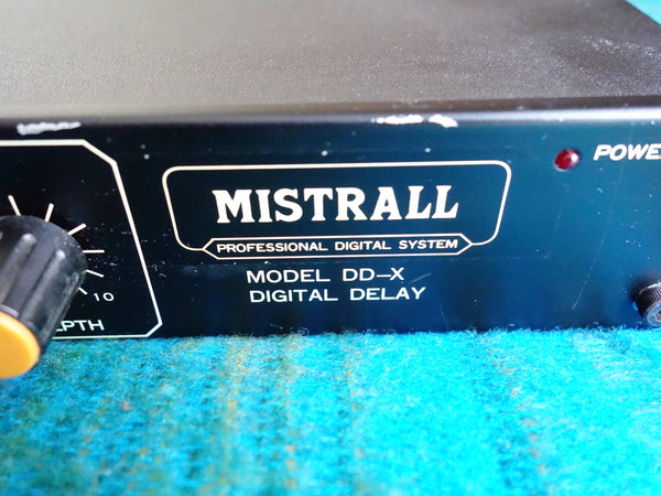 Mistrall Model DD-X Digital Delay - Rare 80's Vintage Early Digital Delay - F51